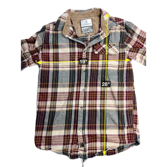 Legendary Whitetails Buck Camp Flannel Shirt Mens Small Plaid Hunting Homestead - Picture 10 of 10